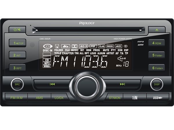 Перейти к просмотру продукта PROLOGY CMD-250UR fm/укв cd/mp3 usb ресивер